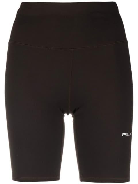 high-waist cycling shorts by RLX RALPH LAUREN