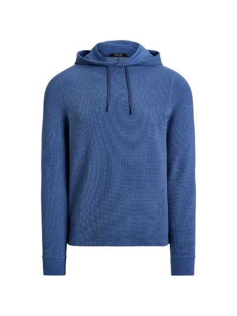 waffle-knit hoodie by RLX RALPH LAUREN