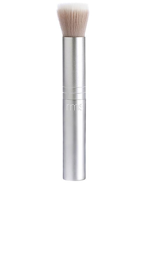 RMS Beauty Skin2Skin Blush Brush in Metallic Silver by RMS BEAUTY