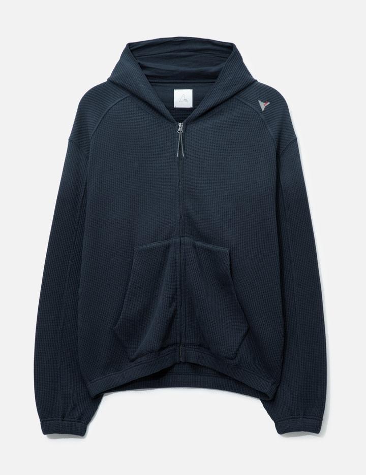 Bee Sun Faded Organic Waffle Zip Up Hoodie by ROA