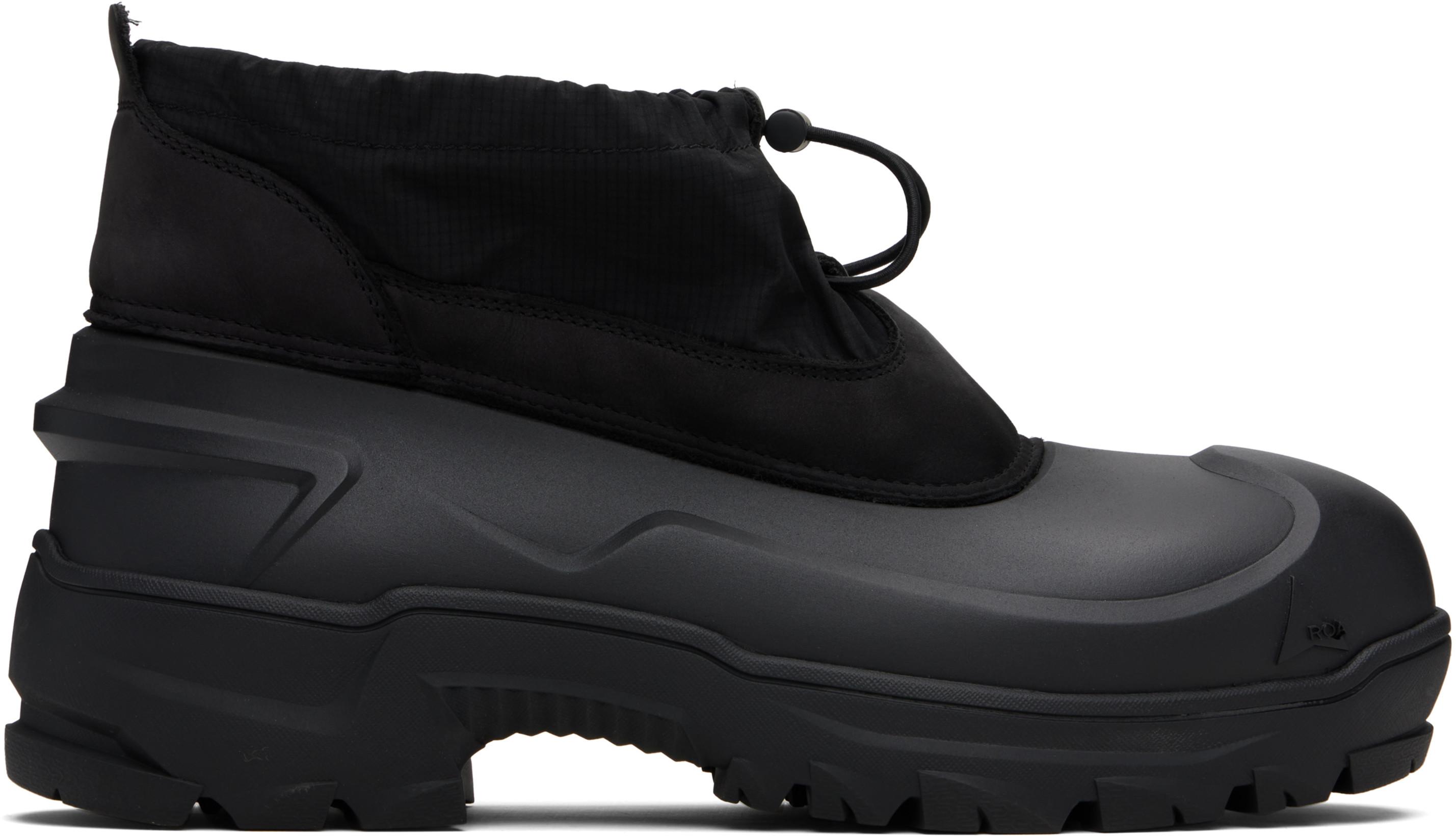 Black Federa Boots by ROA