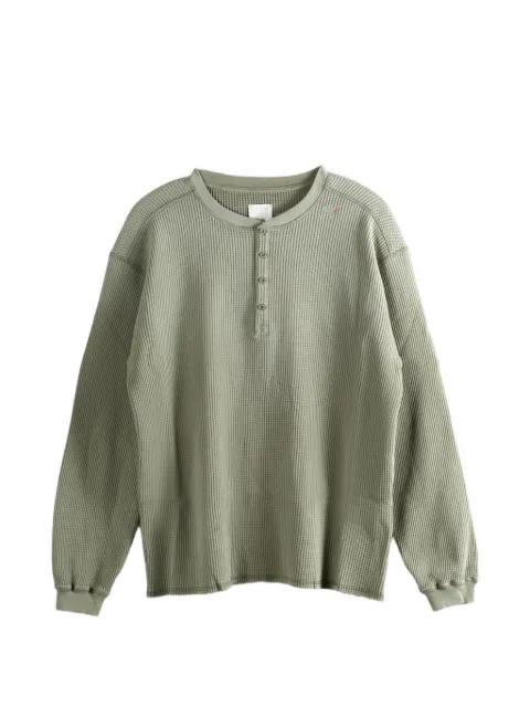 button textured sweater by ROA