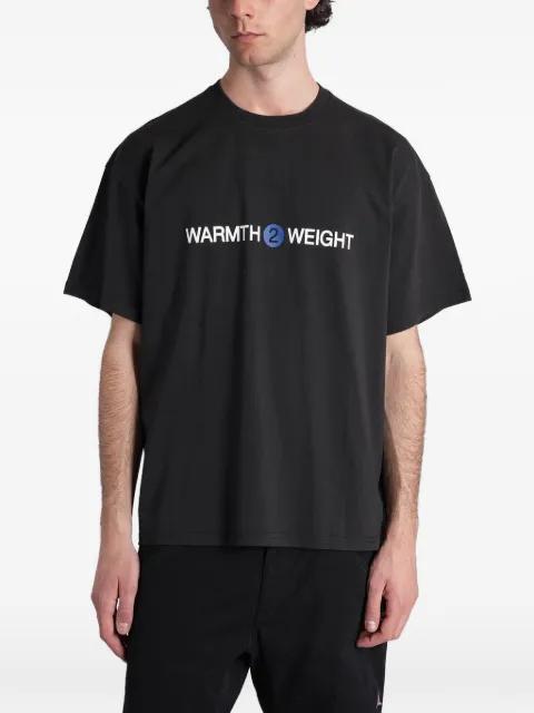 slogan-print T-shirt by ROA