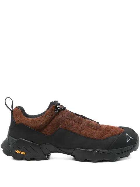 suede zip trainers by ROA
