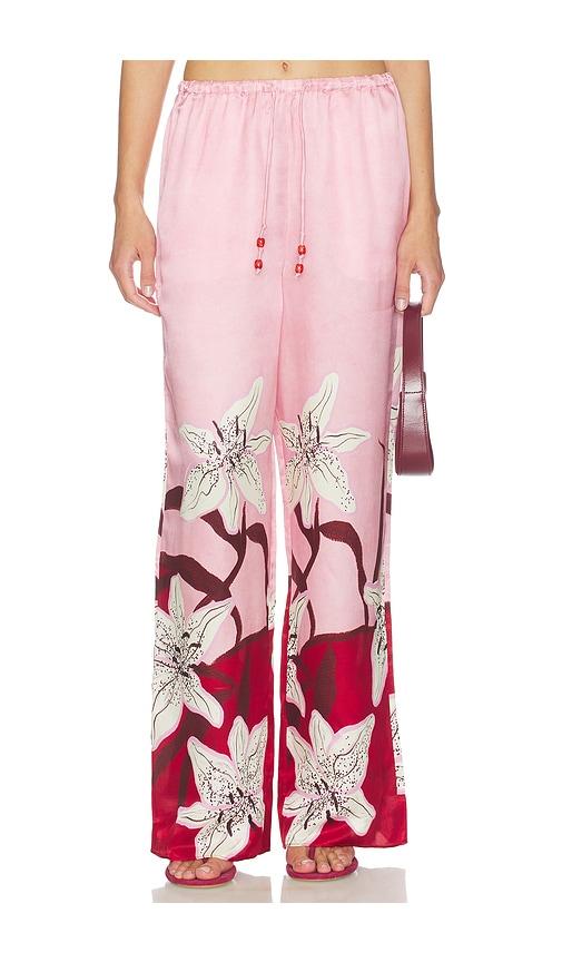 ROAME. Miles Pant in Red,Rose by ROAME.