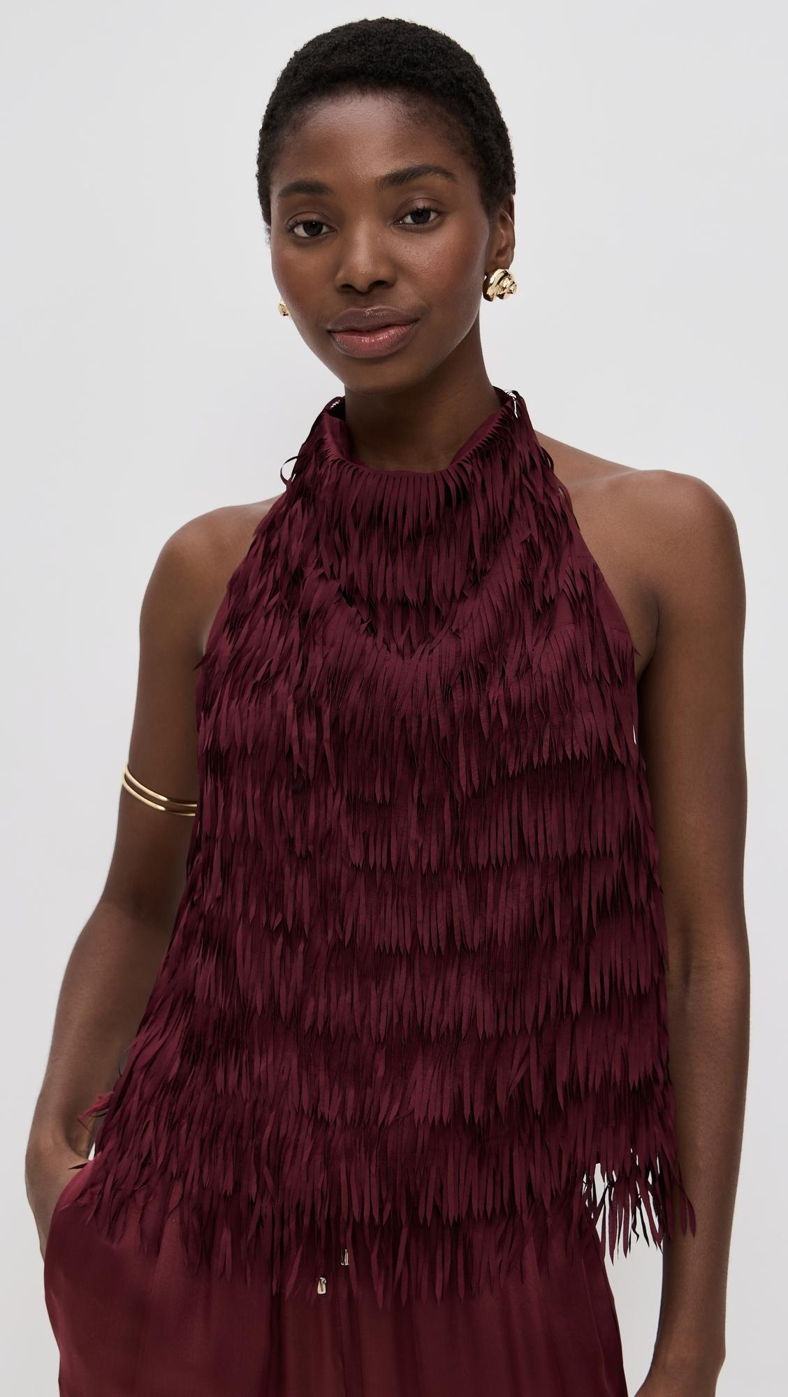 Sicilia Fringed Top by ROAME