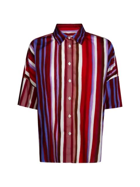 striped oversized shirt by ROBERT FRIEDMAN