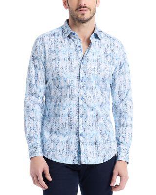 Alahmar Abstract Pattern Shirt by ROBERT GRAHAM