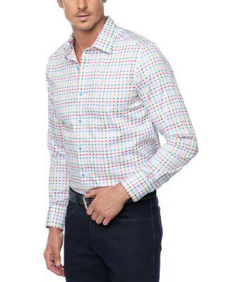Ashbrook Textural Pattern Button Down Shirt by ROBERT GRAHAM