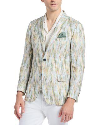 Barnsley Regular Fit Floral Jacquard Sport Coat by ROBERT GRAHAM