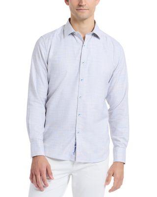Edison Sand Woven Shirt by ROBERT GRAHAM