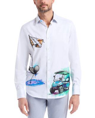 Genesis Golf Graphic Shirt by ROBERT GRAHAM