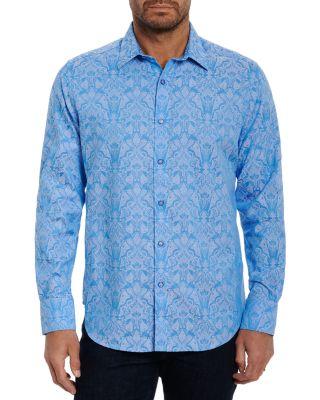 Highland Long Sleeve Woven Shirt by ROBERT GRAHAM