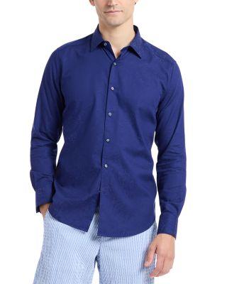 Hudson Long Sleeve Woven Shirt by ROBERT GRAHAM