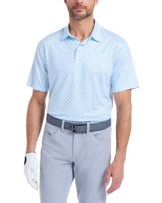 Links & Drinks Short Sleeve Knit Polo Shirt by ROBERT GRAHAM
