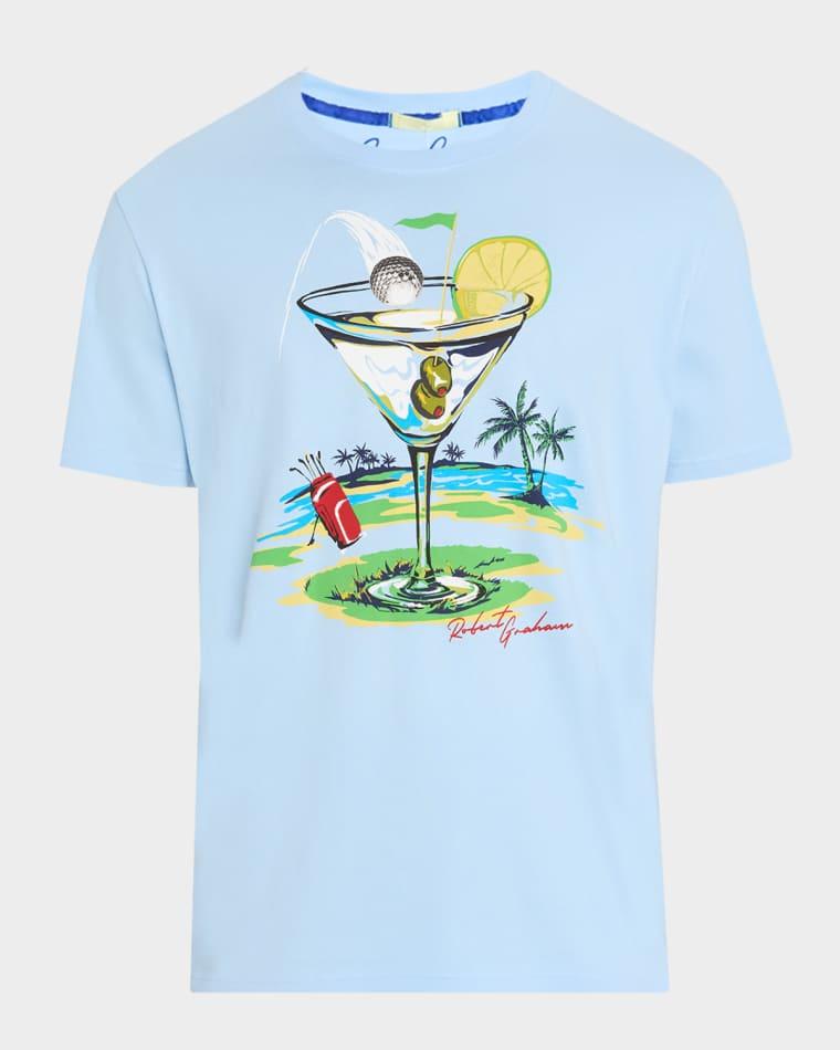 Men's Hole In Fun Cotton T-Shirt by ROBERT GRAHAM