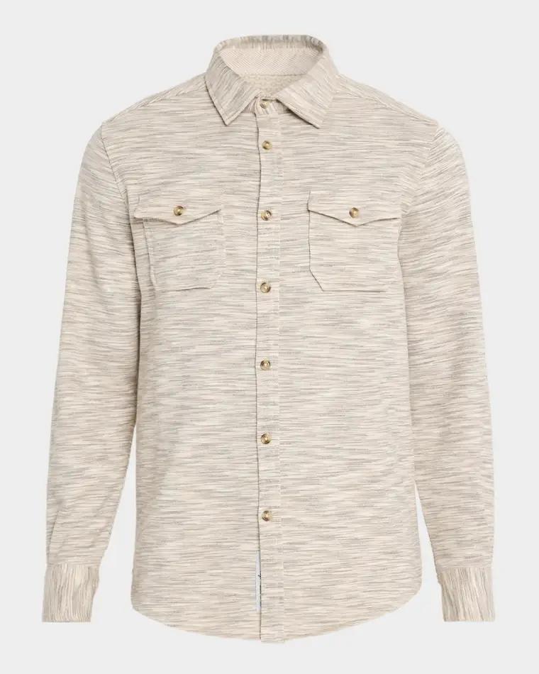 Men's Storrs Knit Button-Down Shirt by ROBERT GRAHAM