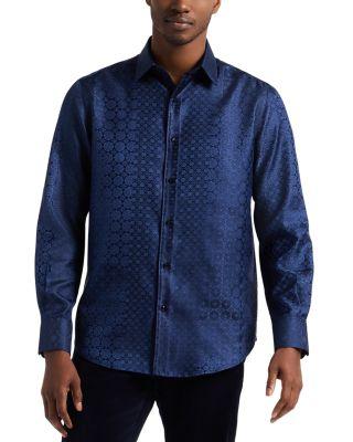 Noble Touch Long Sleeve Woven Shirt by ROBERT GRAHAM