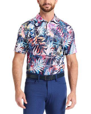 Palm Dreams Knit Polo Shirt by ROBERT GRAHAM