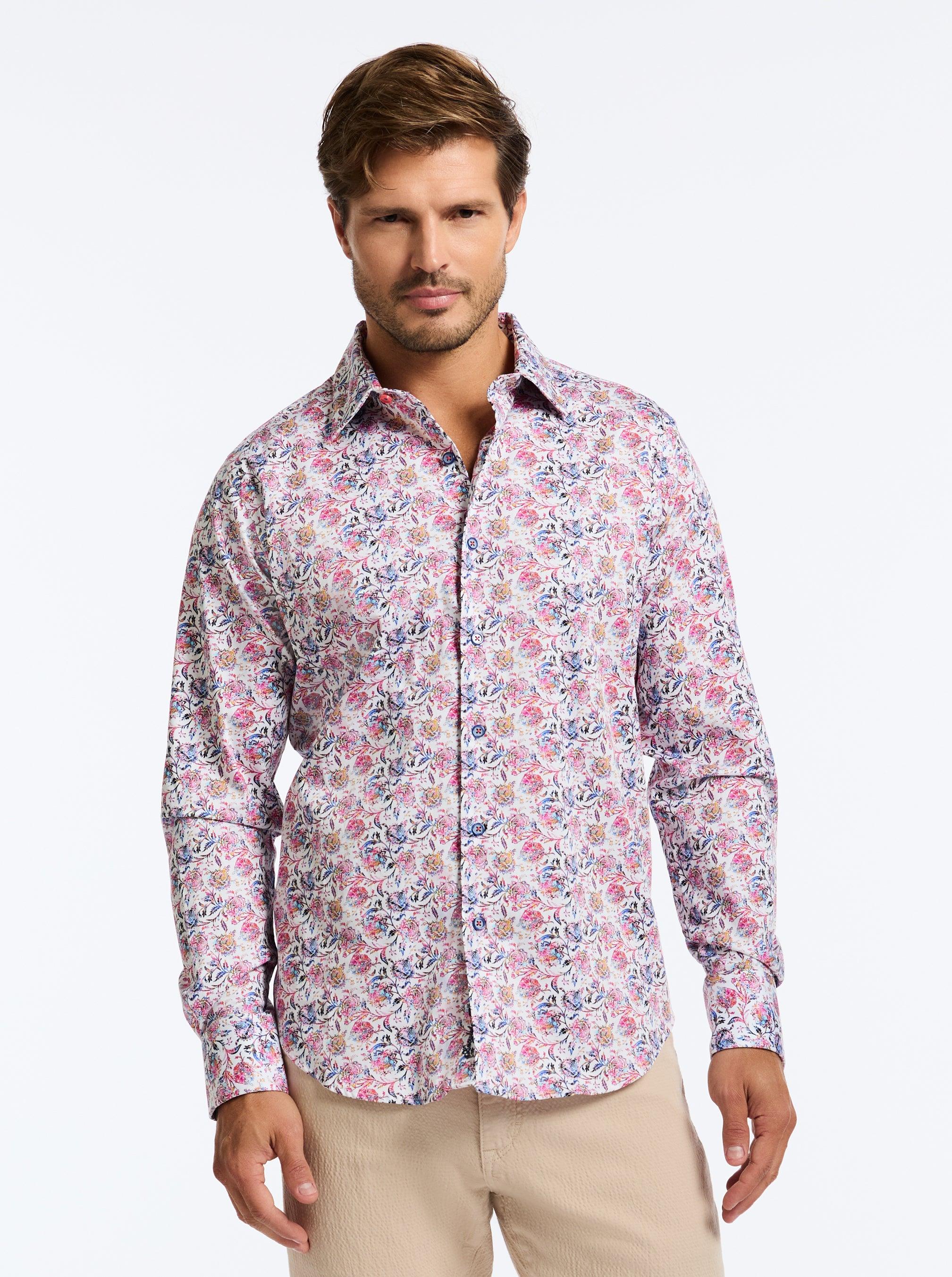 Robert Graham Andamanong Sleeve Button Down Shirt by ROBERT GRAHAM