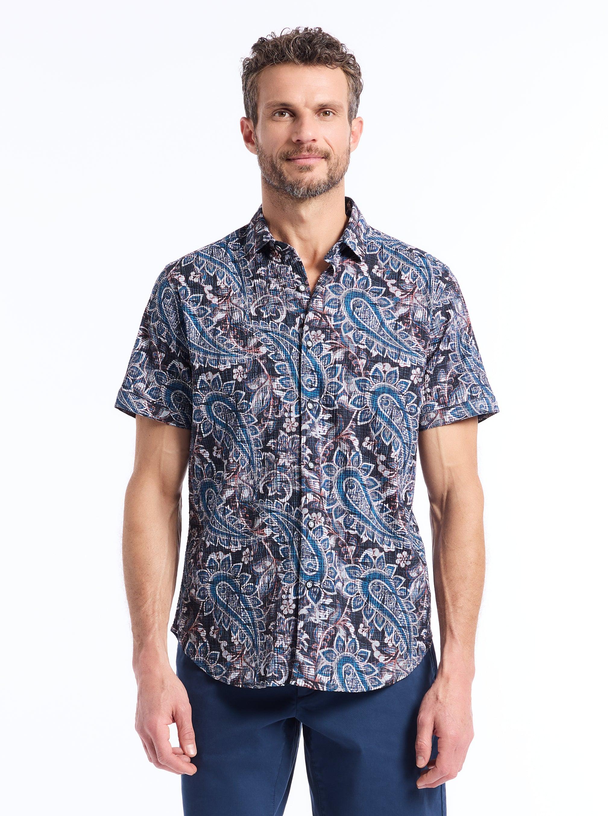 Robert Graham Barrington Short Sleeve Button Down Shirt by ROBERT GRAHAM