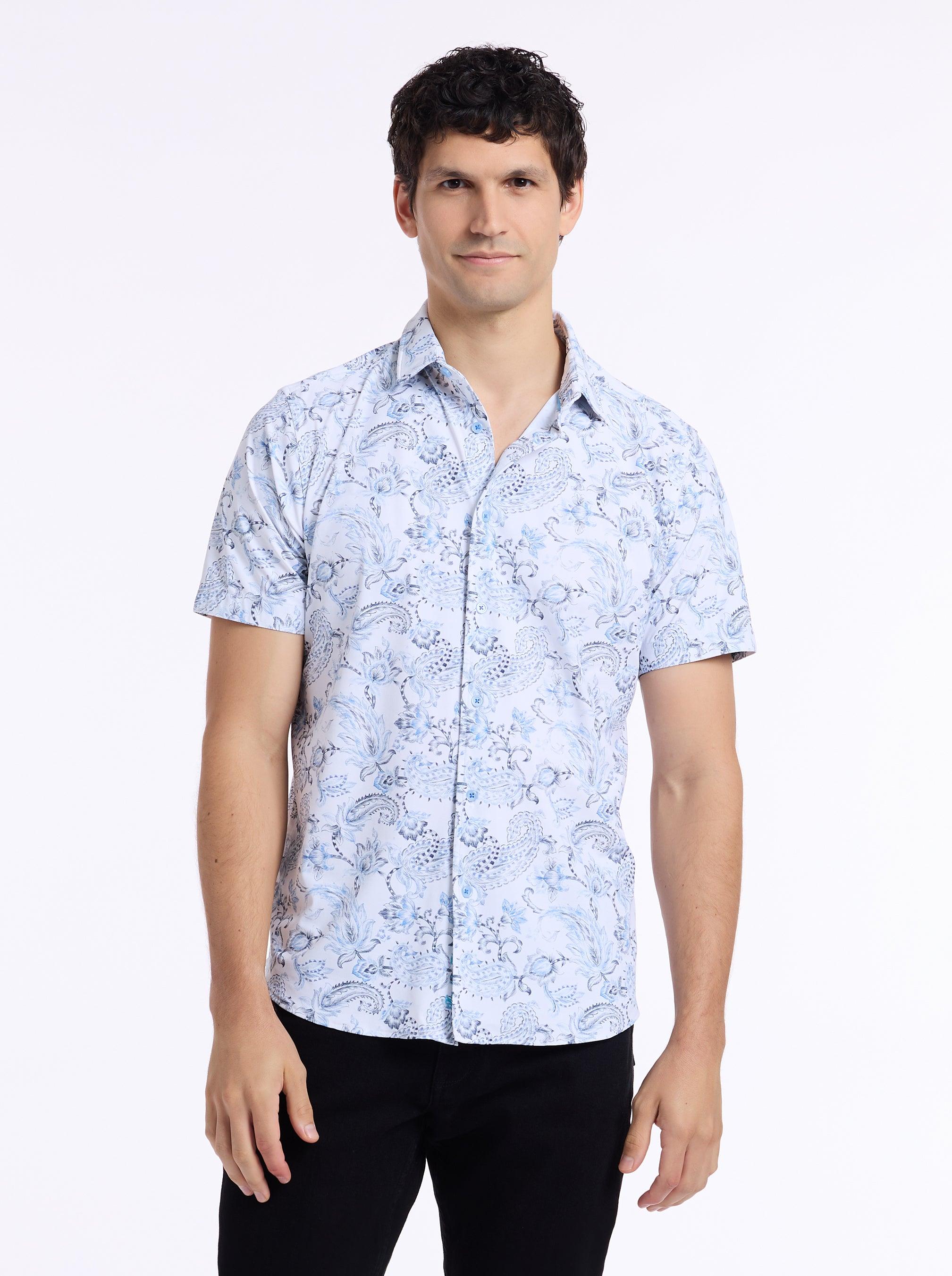 Robert Graham Bascobel Short Sleeve Button Down Shirt by ROBERT GRAHAM