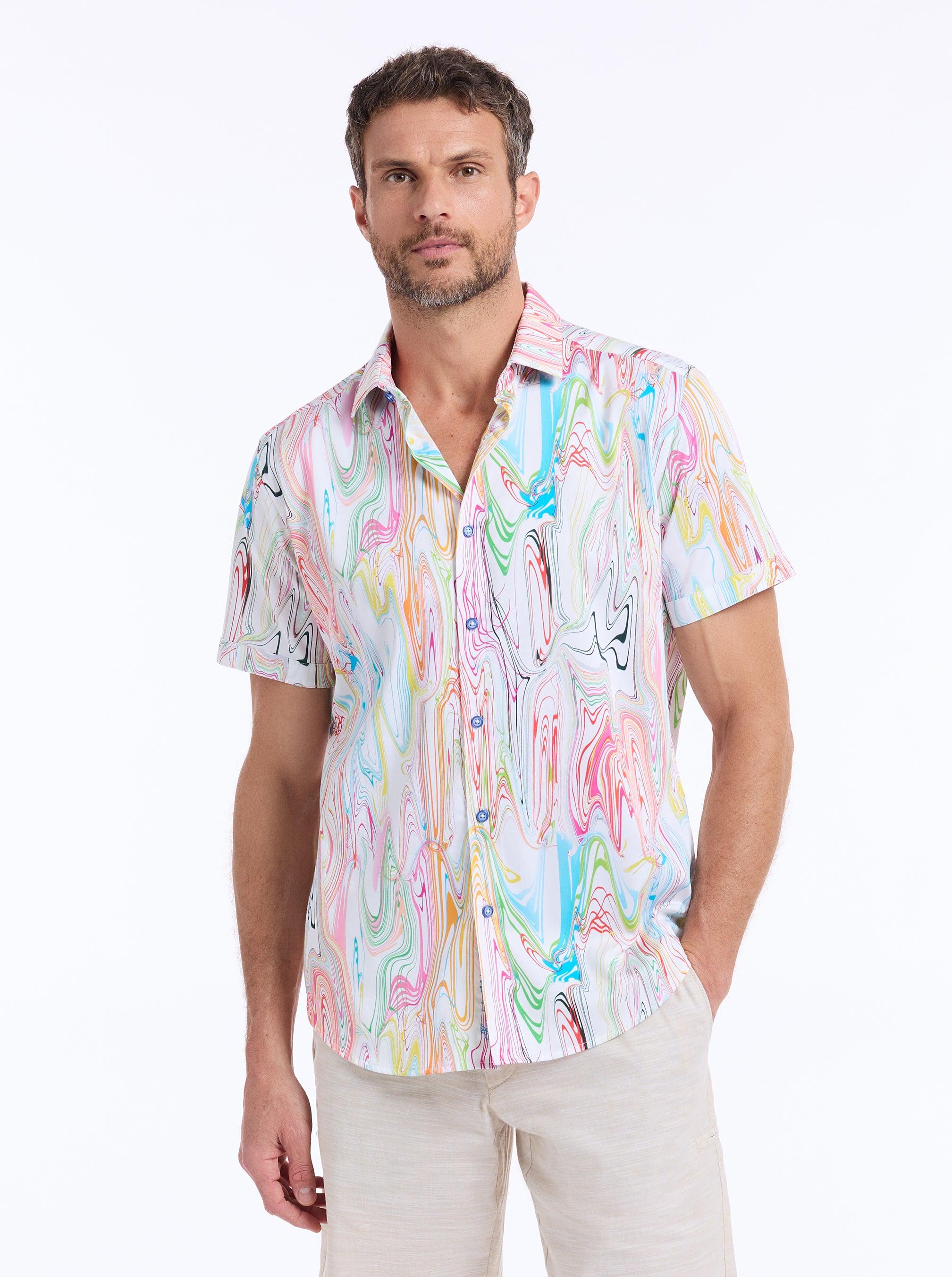Robert Graham Bellenden Short Sleeve Button Down Shirt by ROBERT GRAHAM