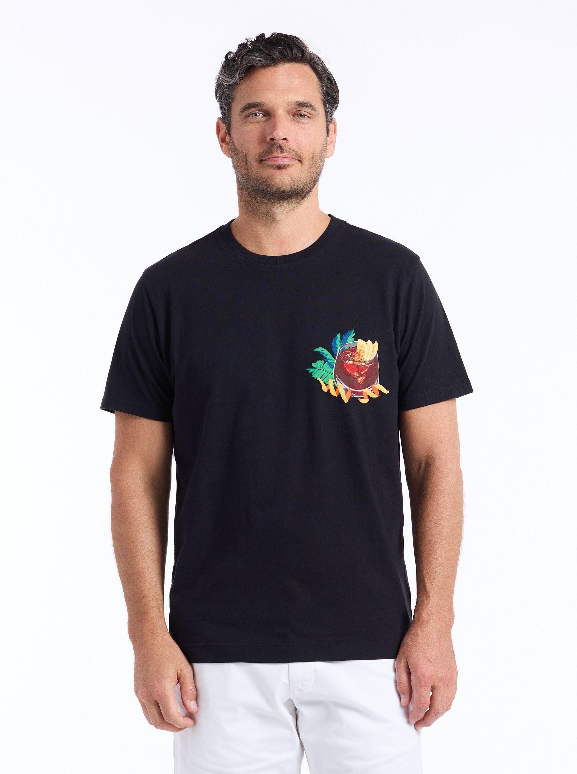 Robert Graham Captain Negroni Short Sleeve T-shirt by ROBERT GRAHAM