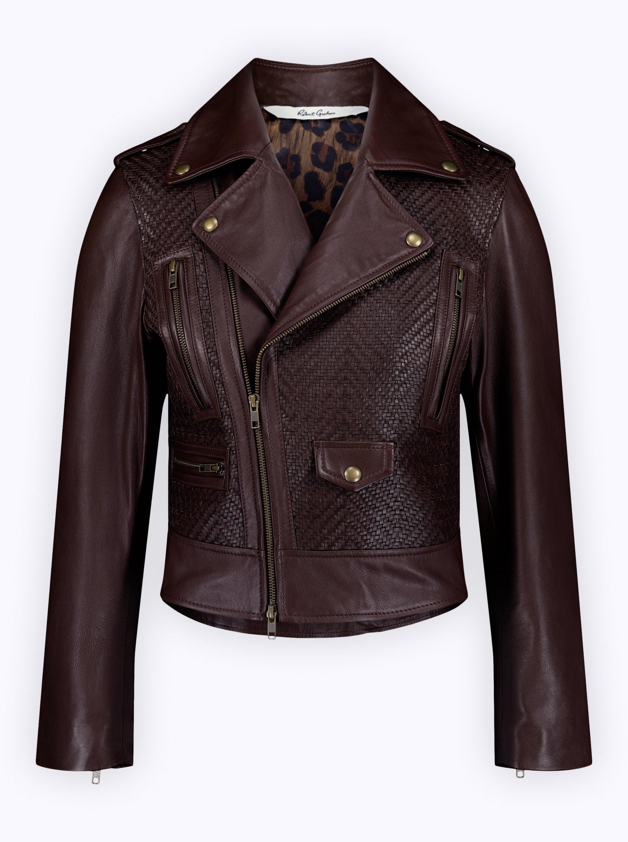 Robert Graham Clara Leather Jacket by ROBERT GRAHAM