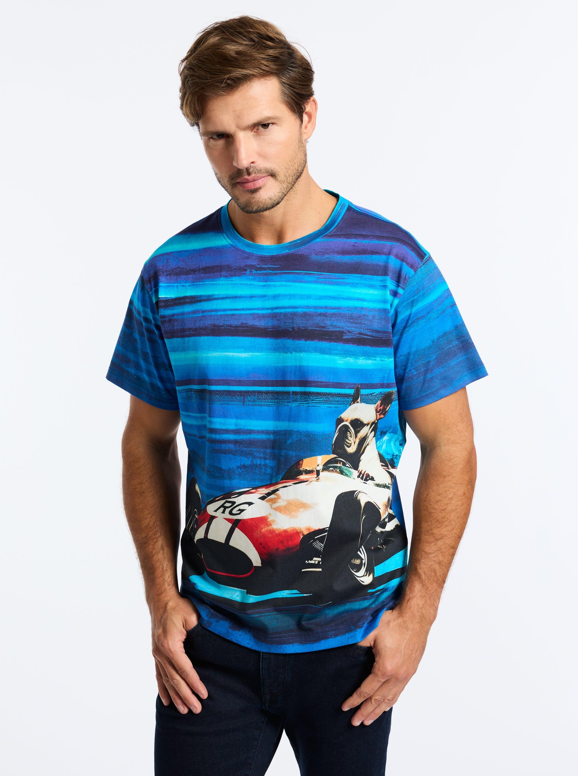 Robert Graham Cruisin Graham Short Sleeve T-shirt by ROBERT GRAHAM