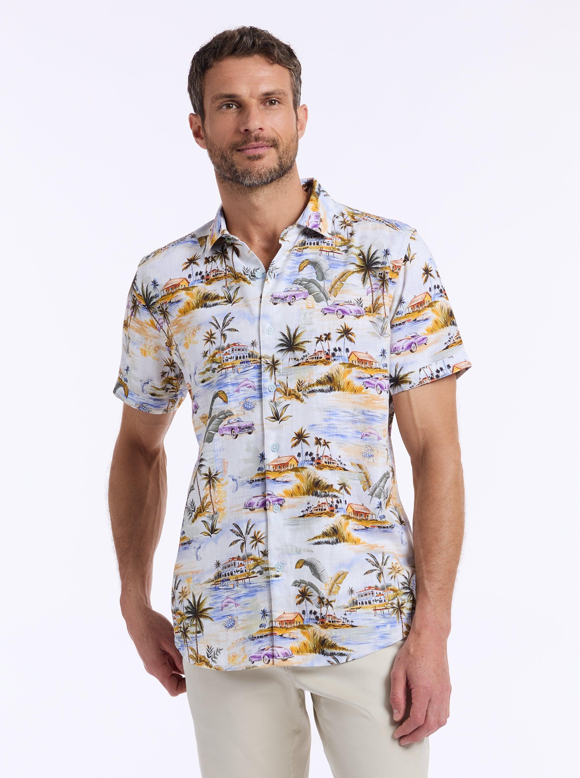 Robert Graham Curtis Short Sleeve Button Down Shirt by ROBERT GRAHAM