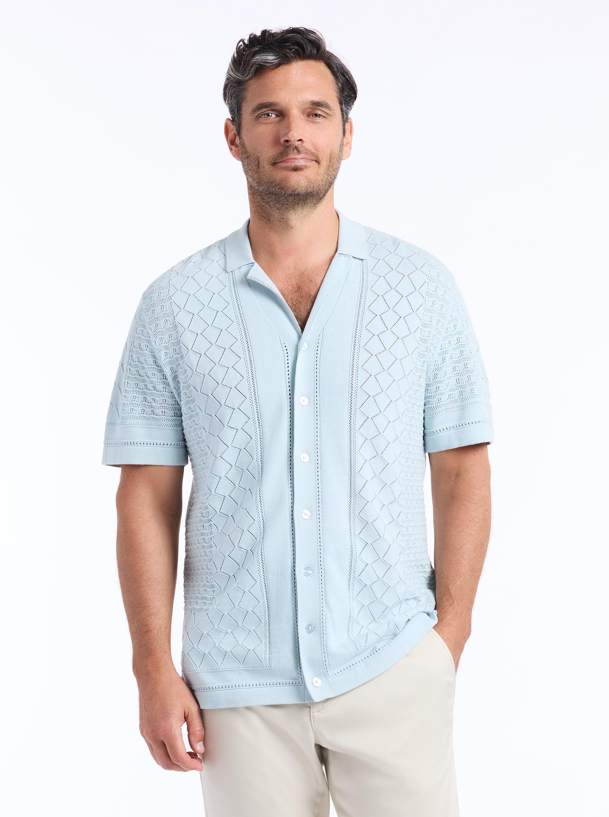 Robert Graham Delmar Short Sleeve Sweater by ROBERT GRAHAM