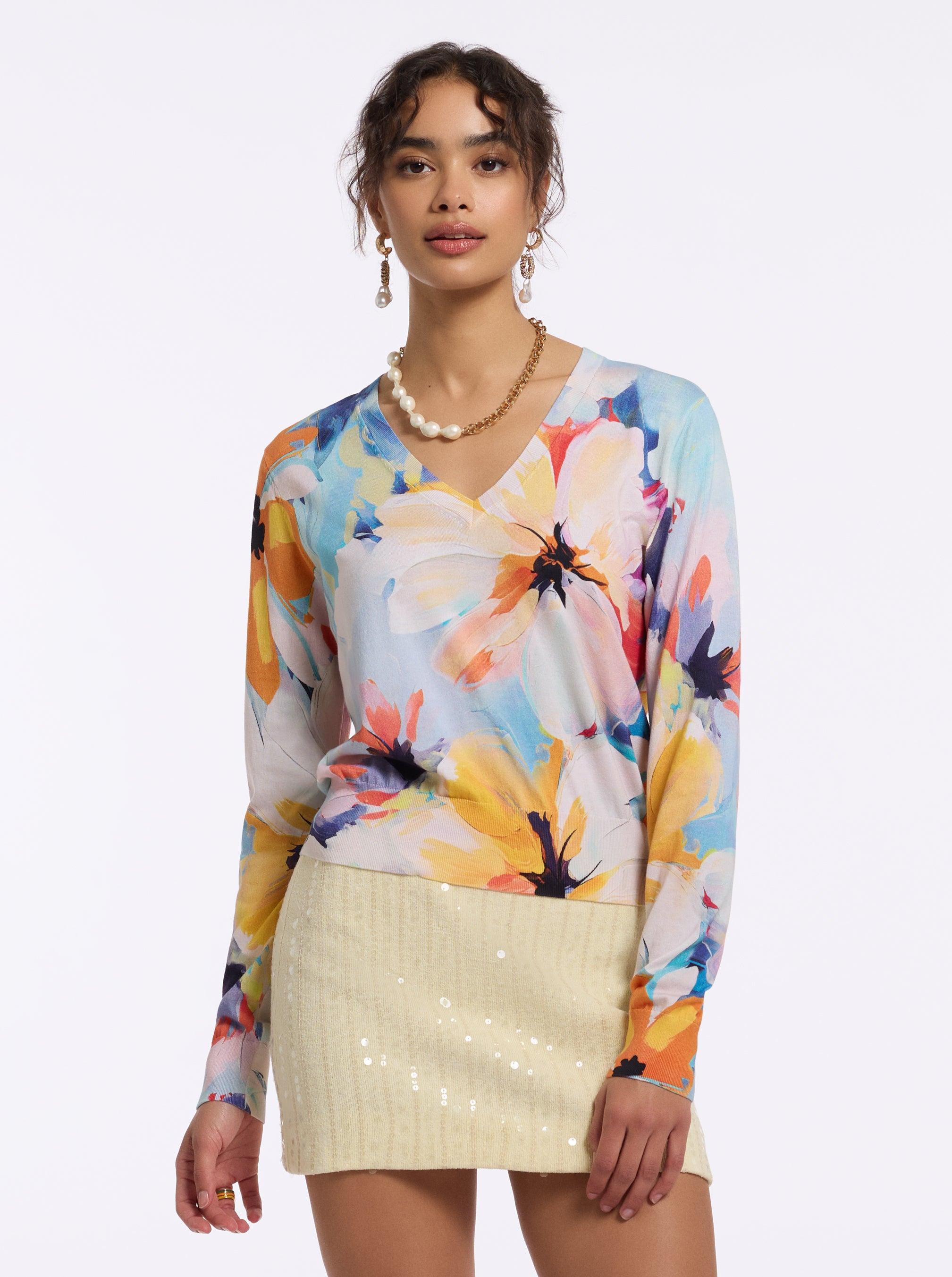 Robert Graham Evelyn Long Sleeve Sweater by ROBERT GRAHAM