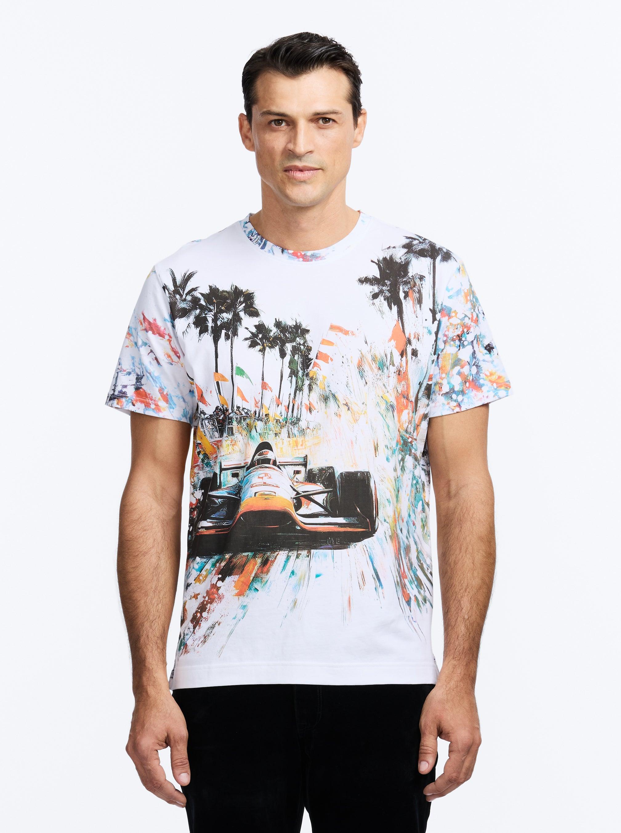 Robert Graham Final Lap Short Sleeve T-shirt by ROBERT GRAHAM