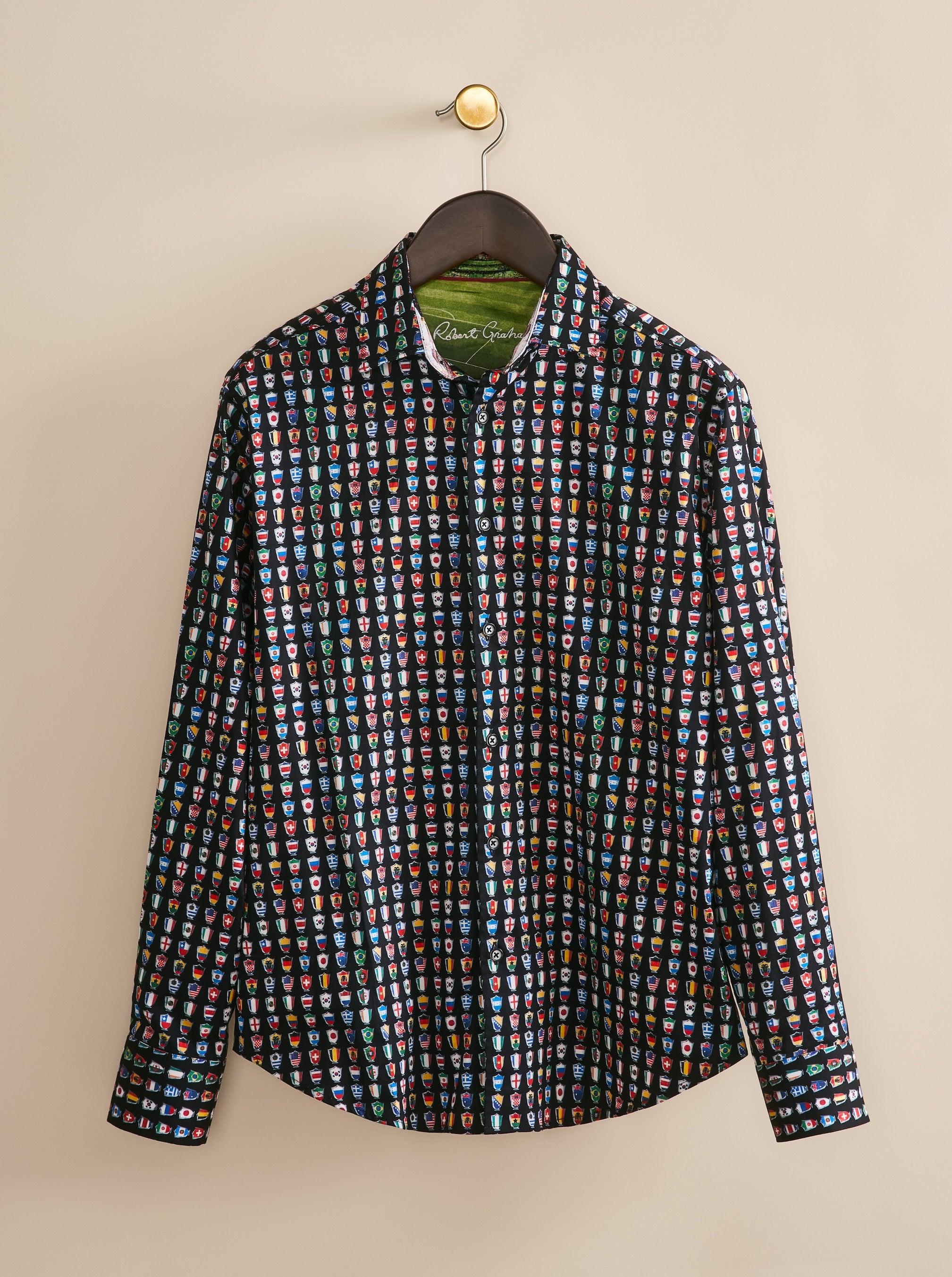 Robert Graham For The Winong Sleeve Button Down Shirt by ROBERT GRAHAM