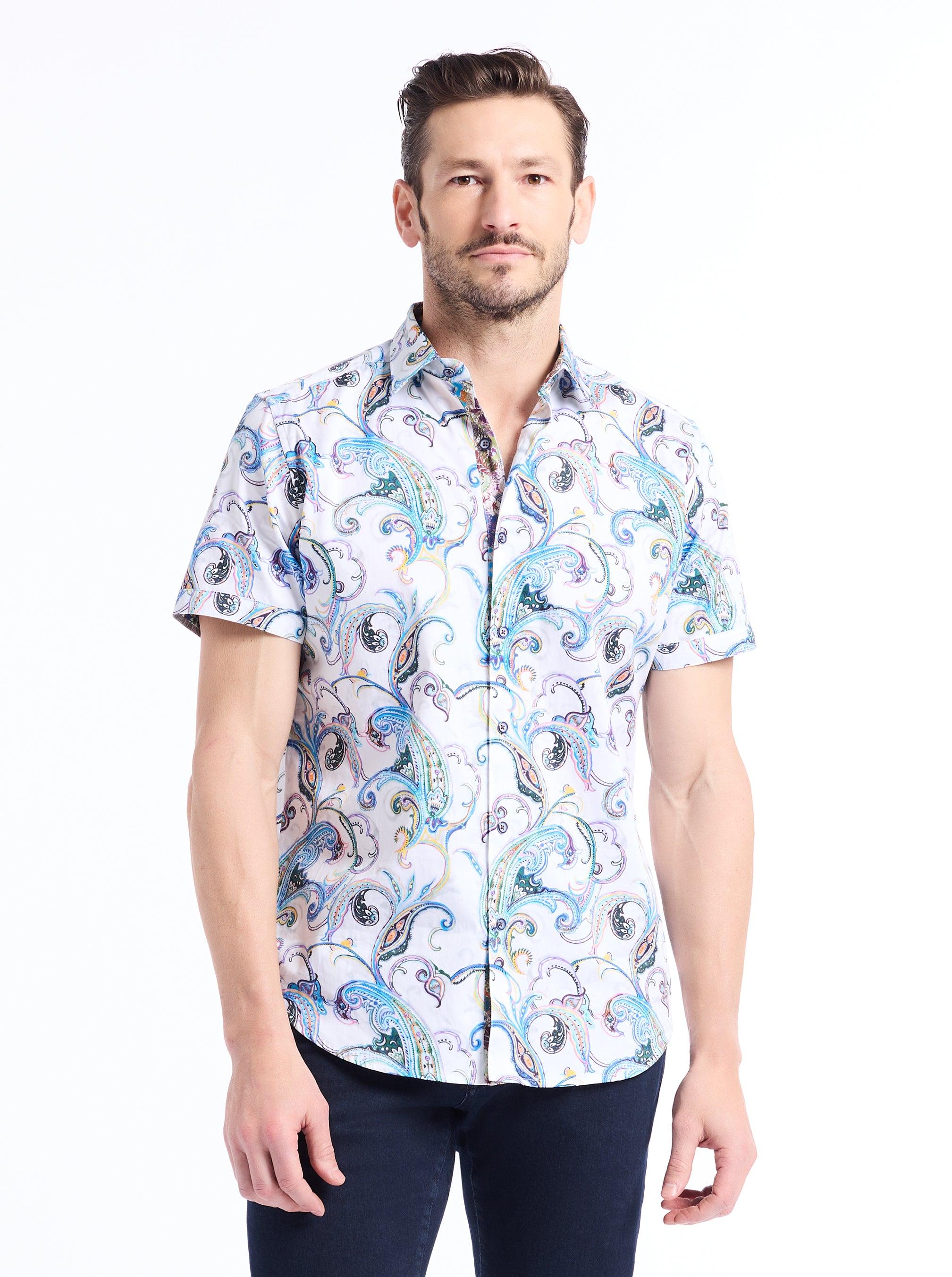 Robert Graham Grasshopper 2 Short Sleeve Button Down Shirt by ROBERT GRAHAM