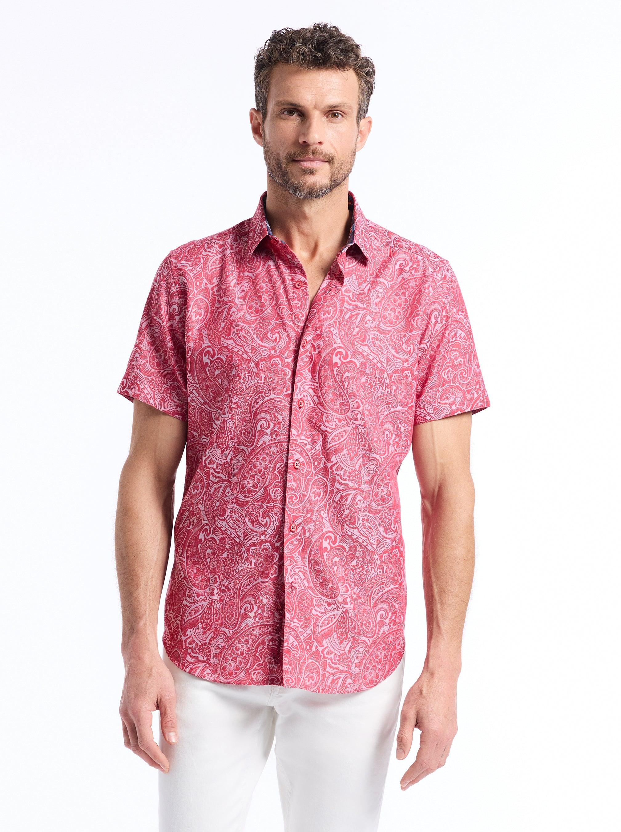Robert Graham Hudson Short Sleeve Button Down Shirt by ROBERT GRAHAM