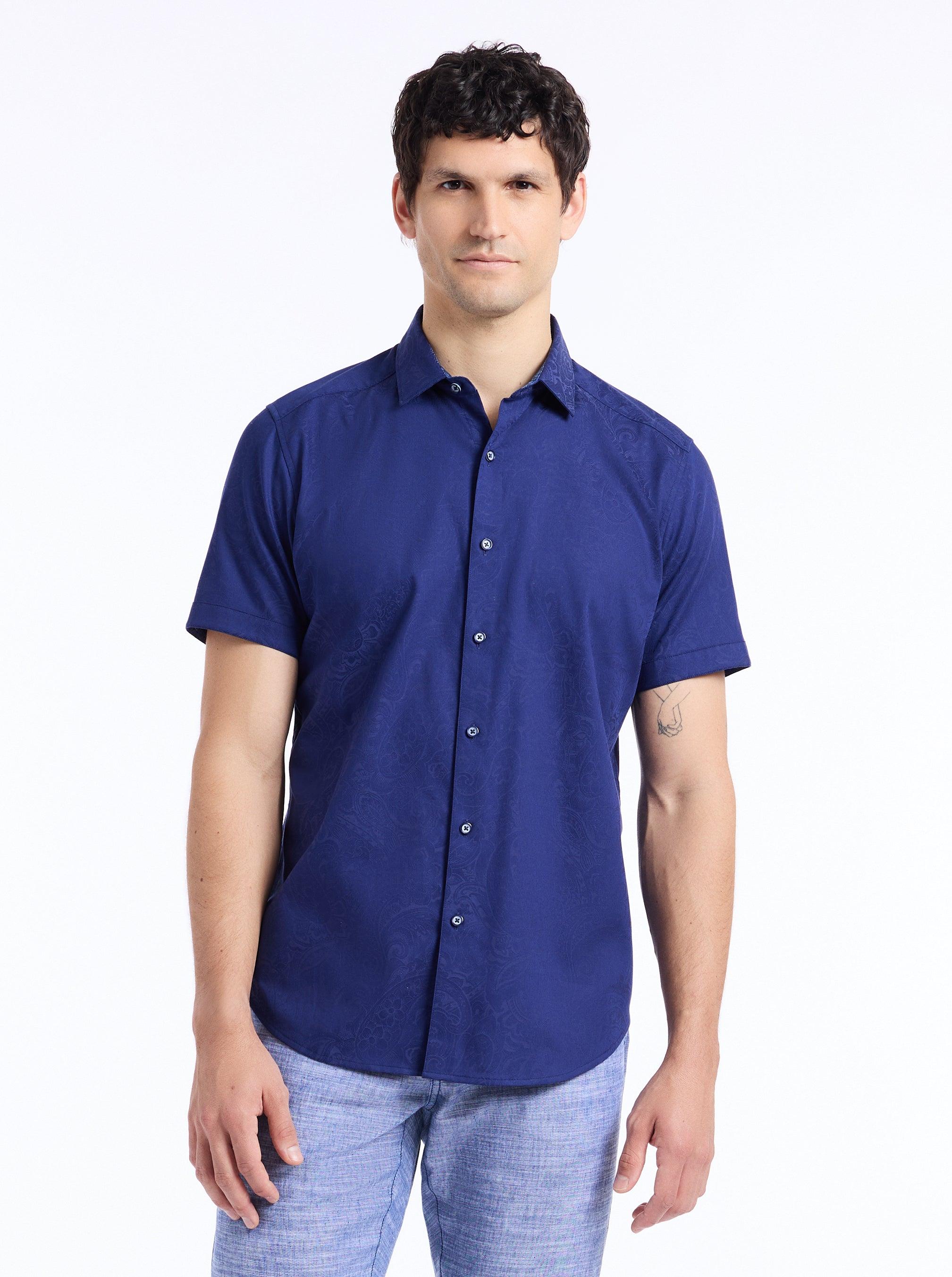 Robert Graham Hudson Short Sleeve Button Down Shirt by ROBERT GRAHAM