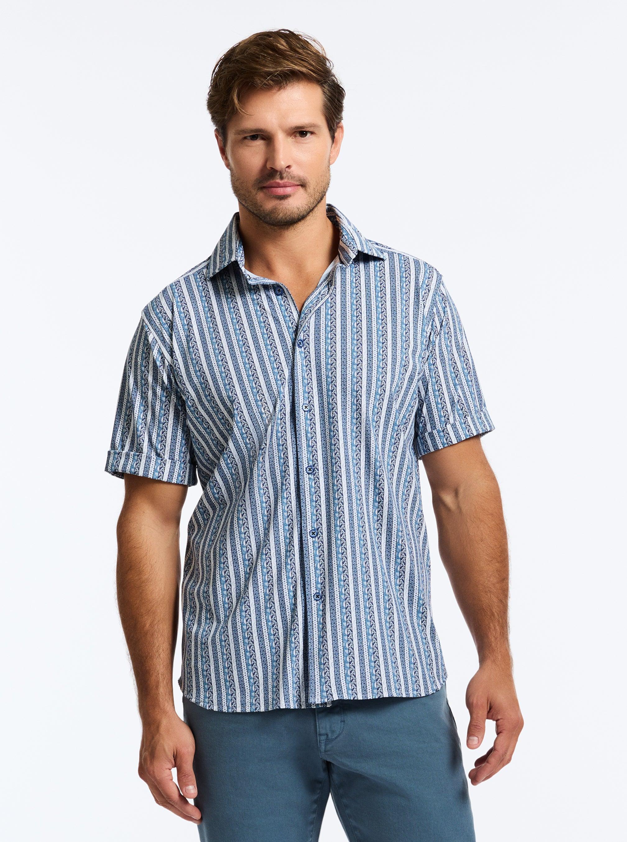 Robert Graham Ionian Short Sleeve Button Down Shirt by ROBERT GRAHAM