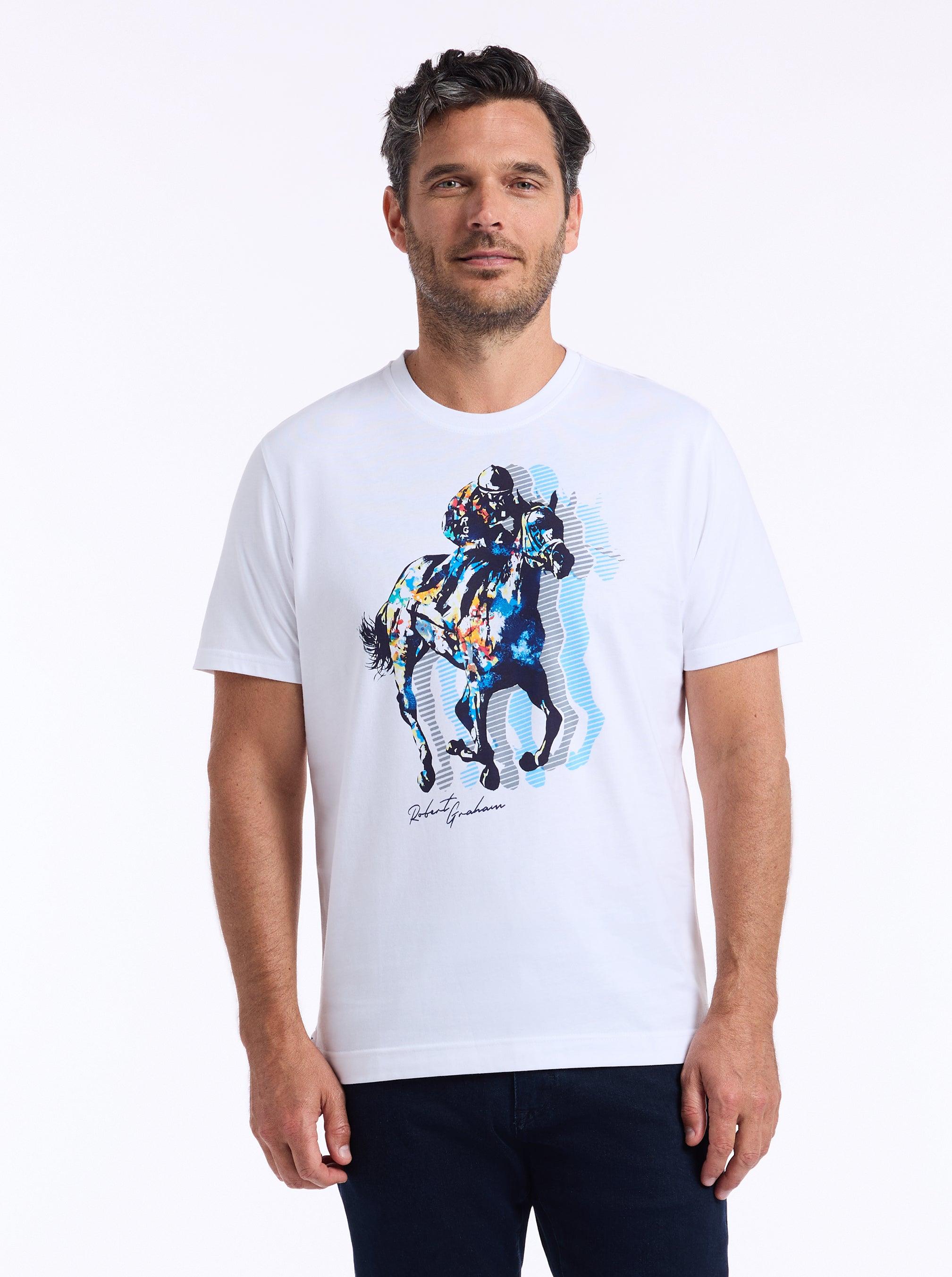 Robert Graham Jockey Club Short Sleeve T-shirt by ROBERT GRAHAM