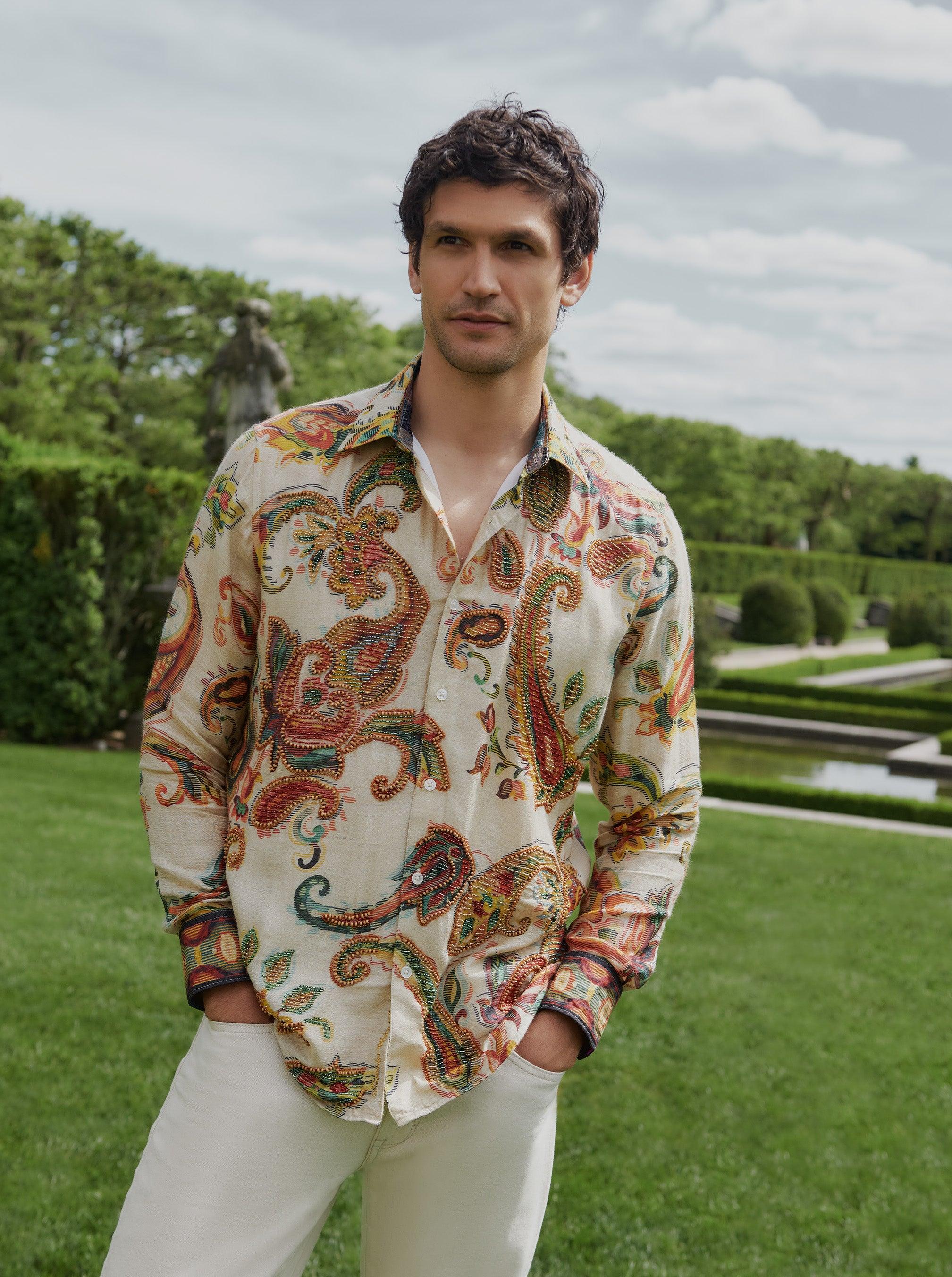 Robert Graham Limited Edition Boca Dreams Longleeve Button Downhirt by ROBERT GRAHAM