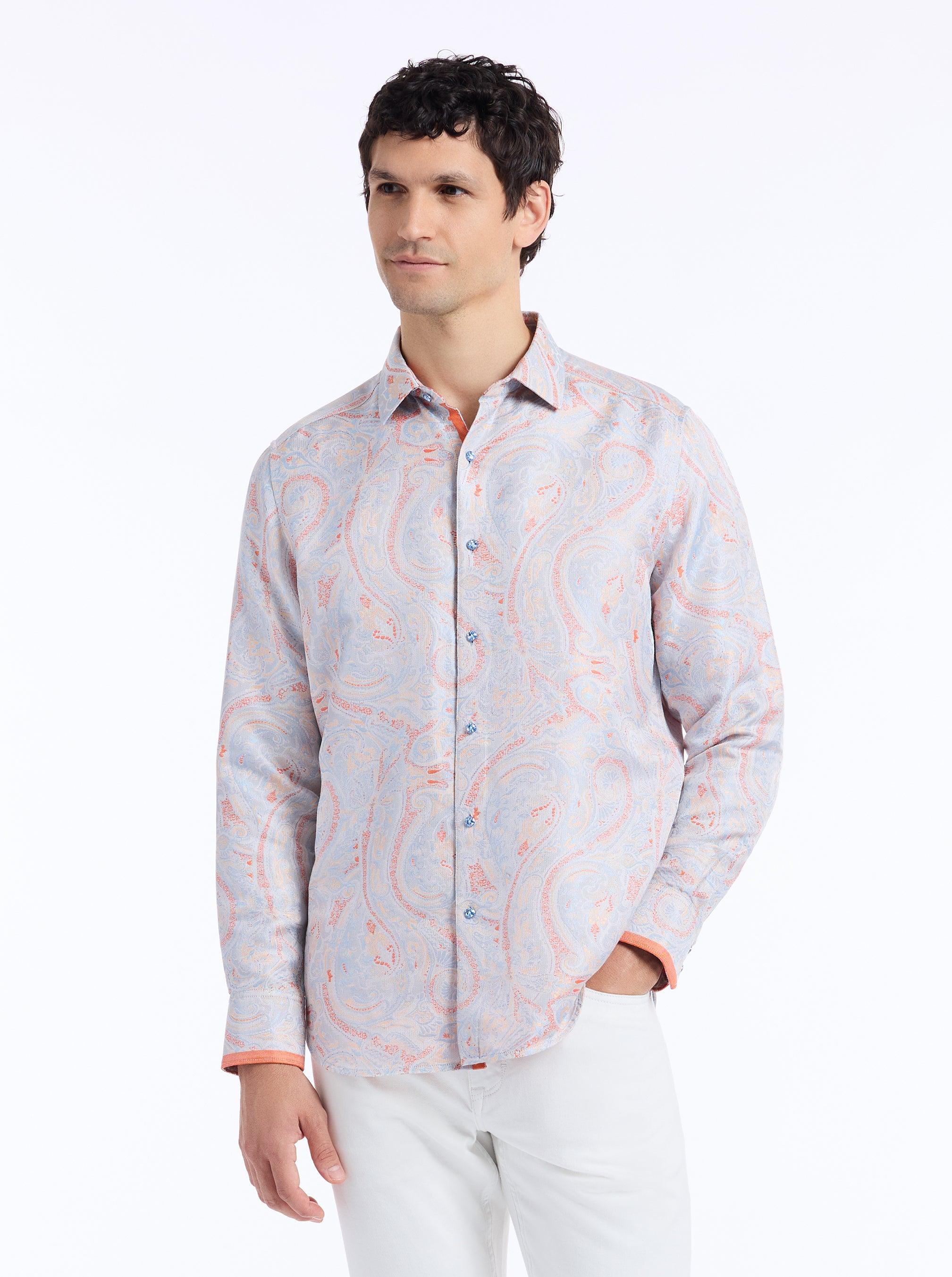 Robert Graham Limited Edition The Viscount Longleeve Button Downhirt by ROBERT GRAHAM