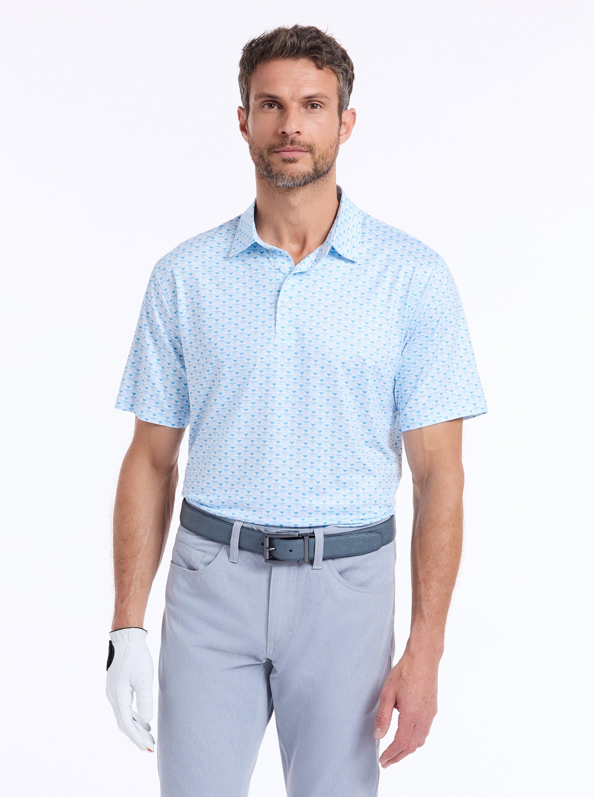 Robert Graham Links & Drinkshortleeve Polo by ROBERT GRAHAM