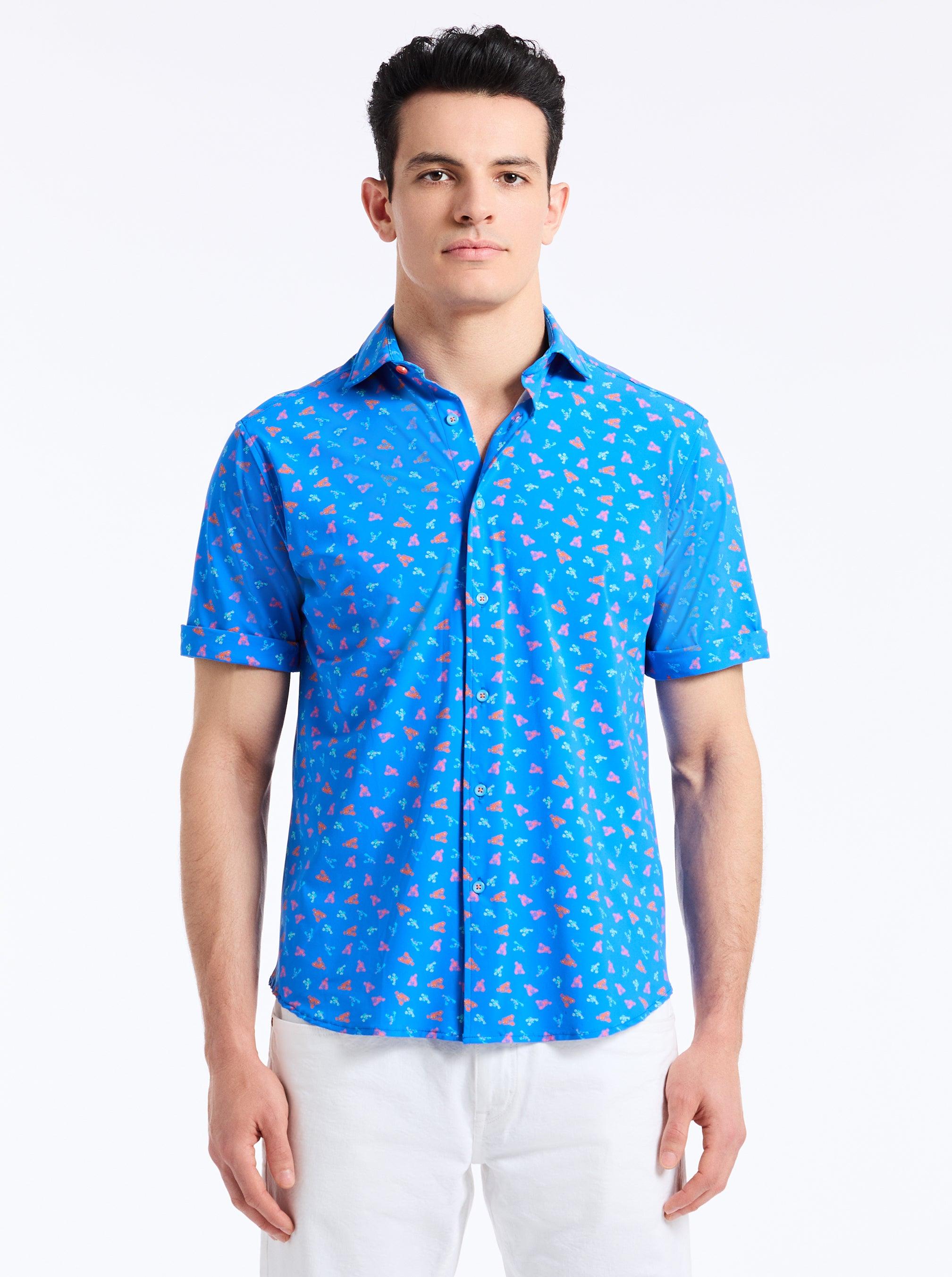 Robert Graham Lobster Rollhortleeve Button Downhirt by ROBERT GRAHAM