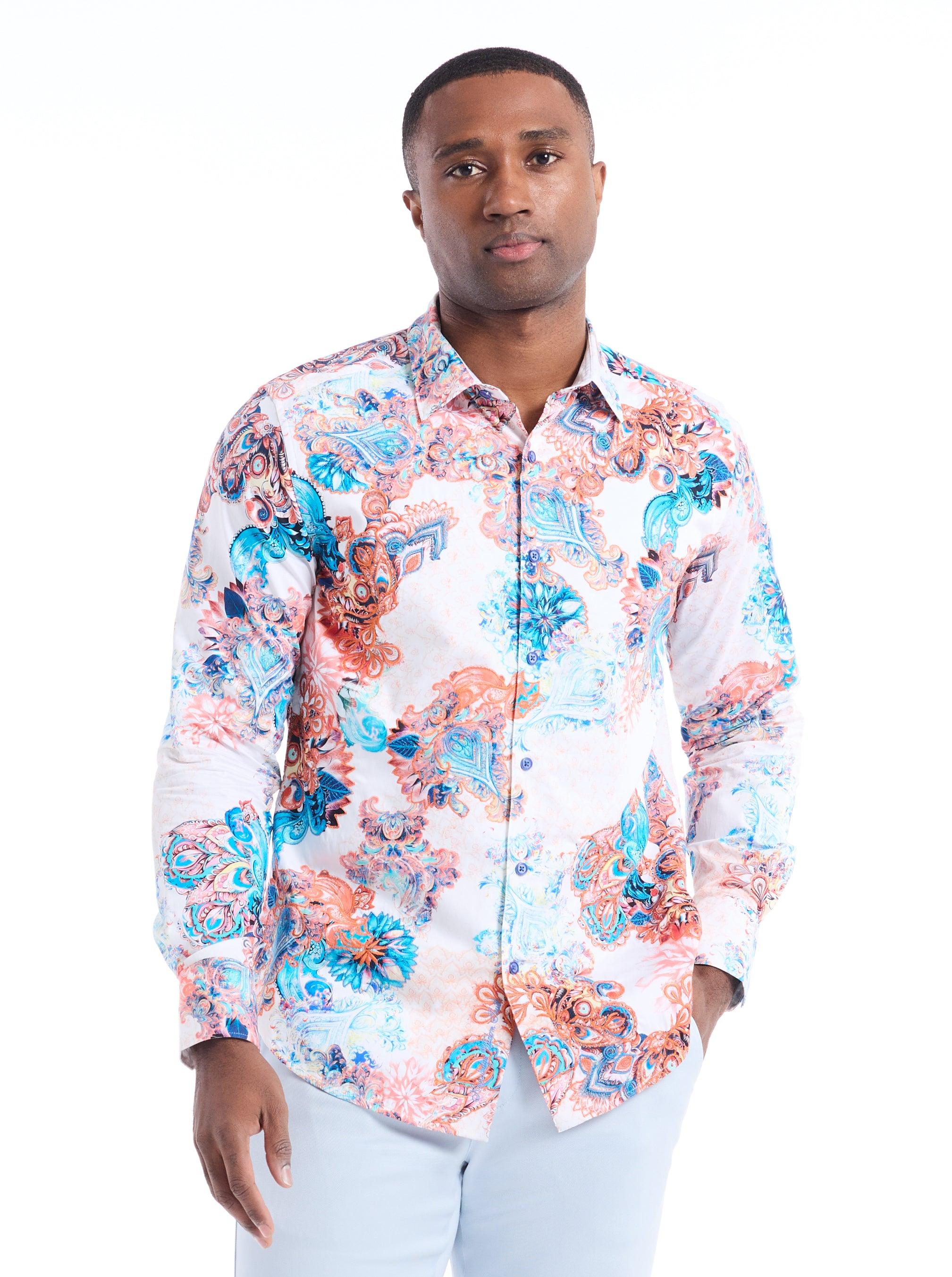Robert Graham Matera Long Sleeve Button Down Shirt by ROBERT GRAHAM