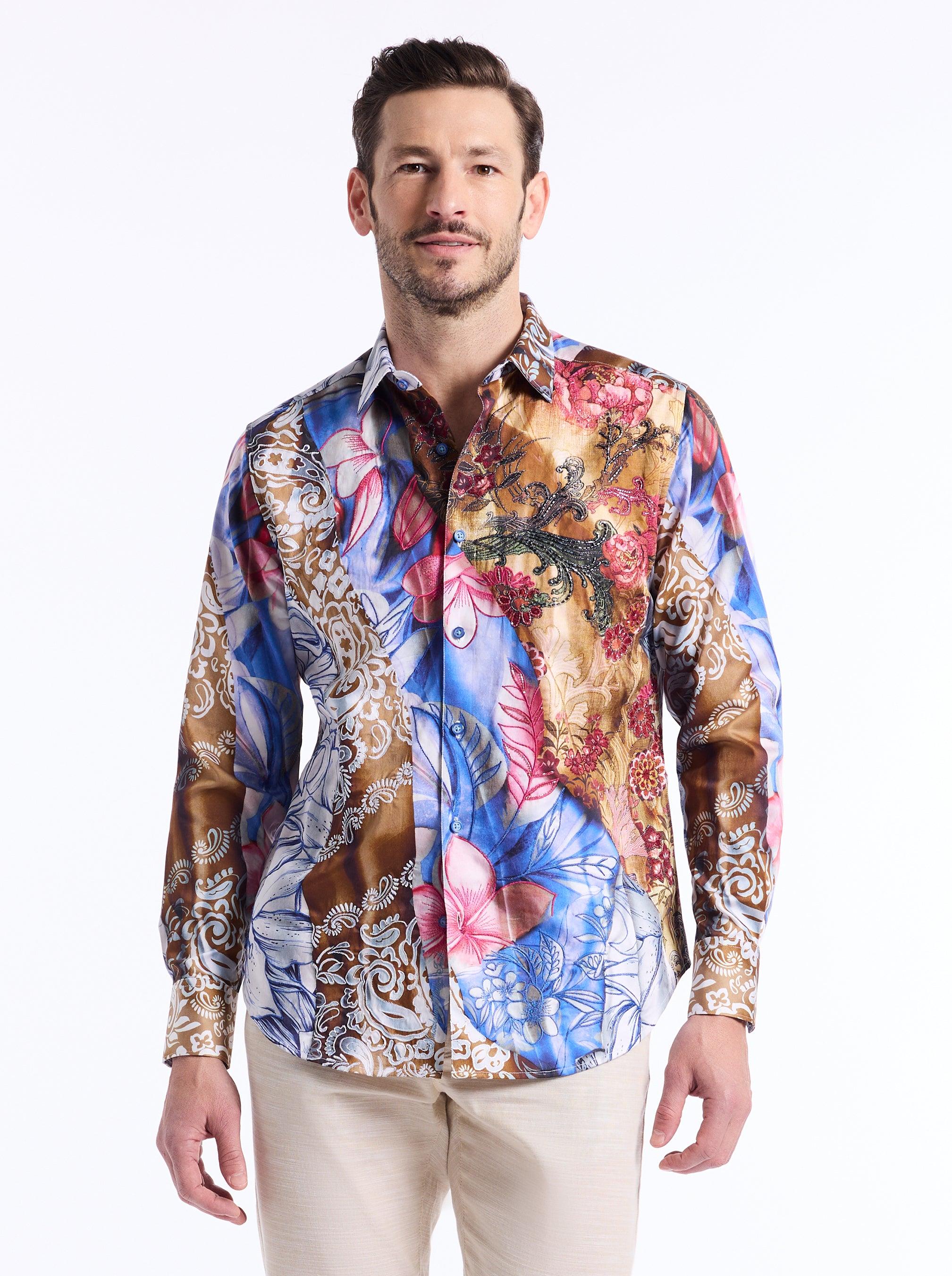 Robert Graham Mendiburu Long Sleeve Button Down Shirt by ROBERT GRAHAM