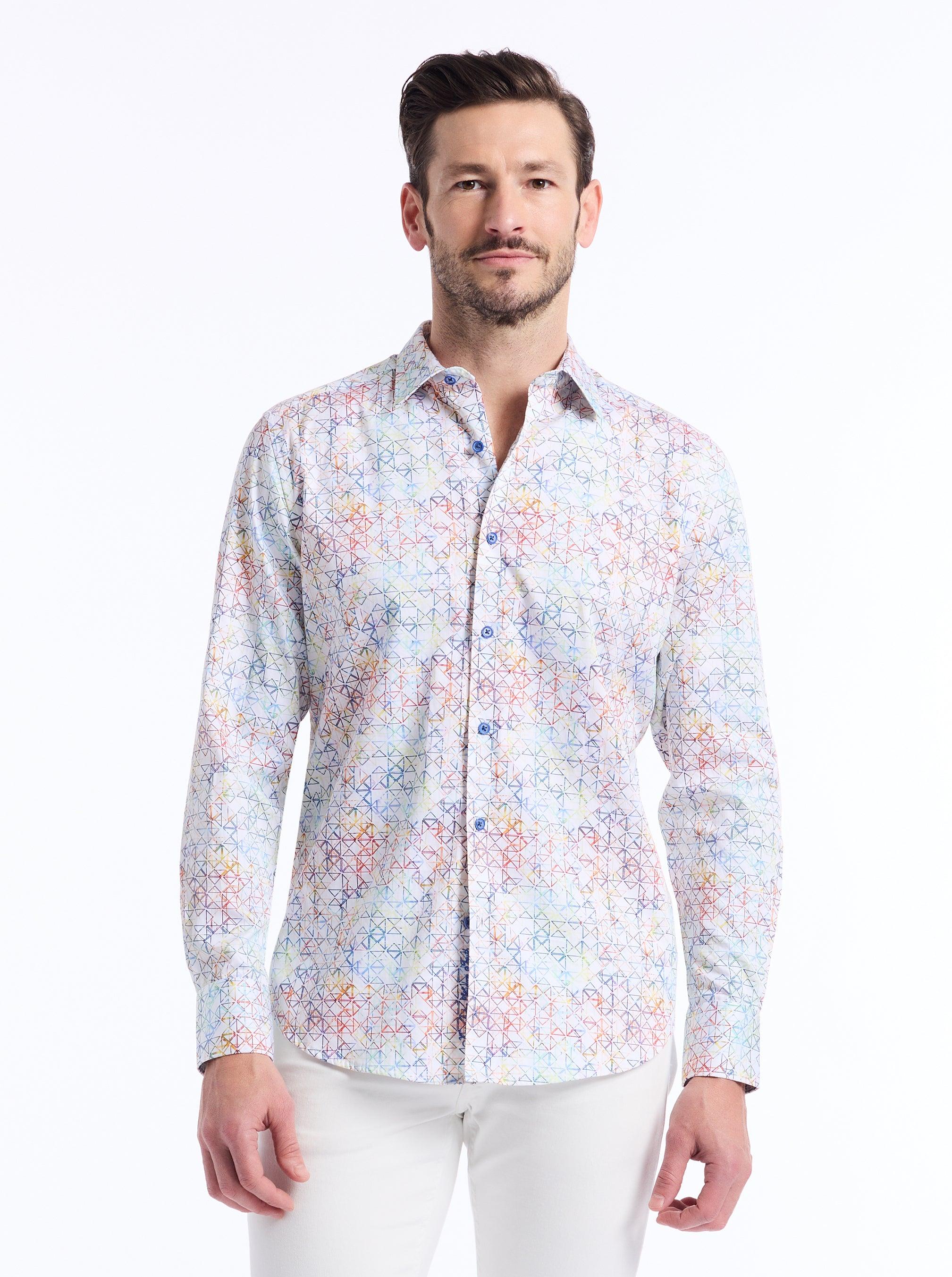 Robert Graham Naverong Sleeve Button Down Shirt by ROBERT GRAHAM