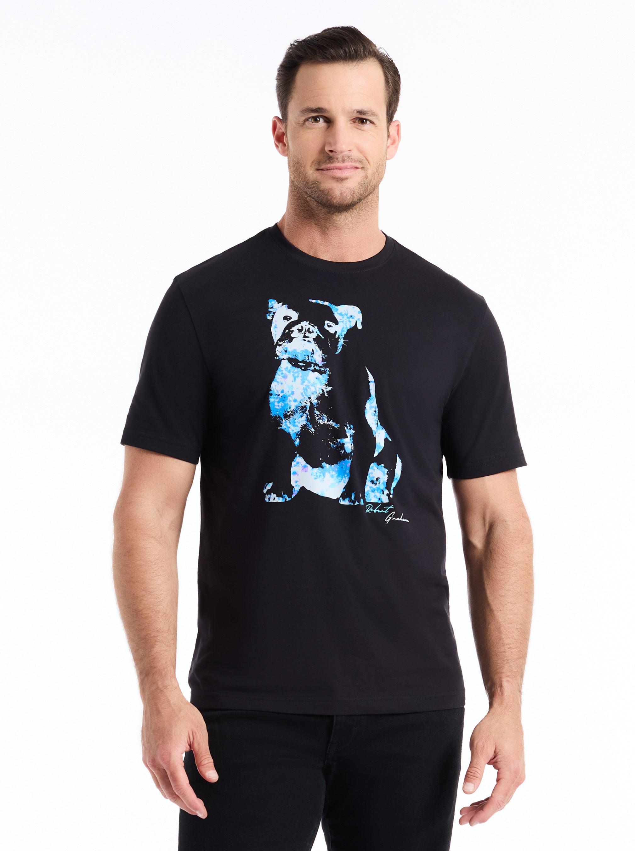 Robert Graham Neon Grahamhortleeve T-shirt by ROBERT GRAHAM