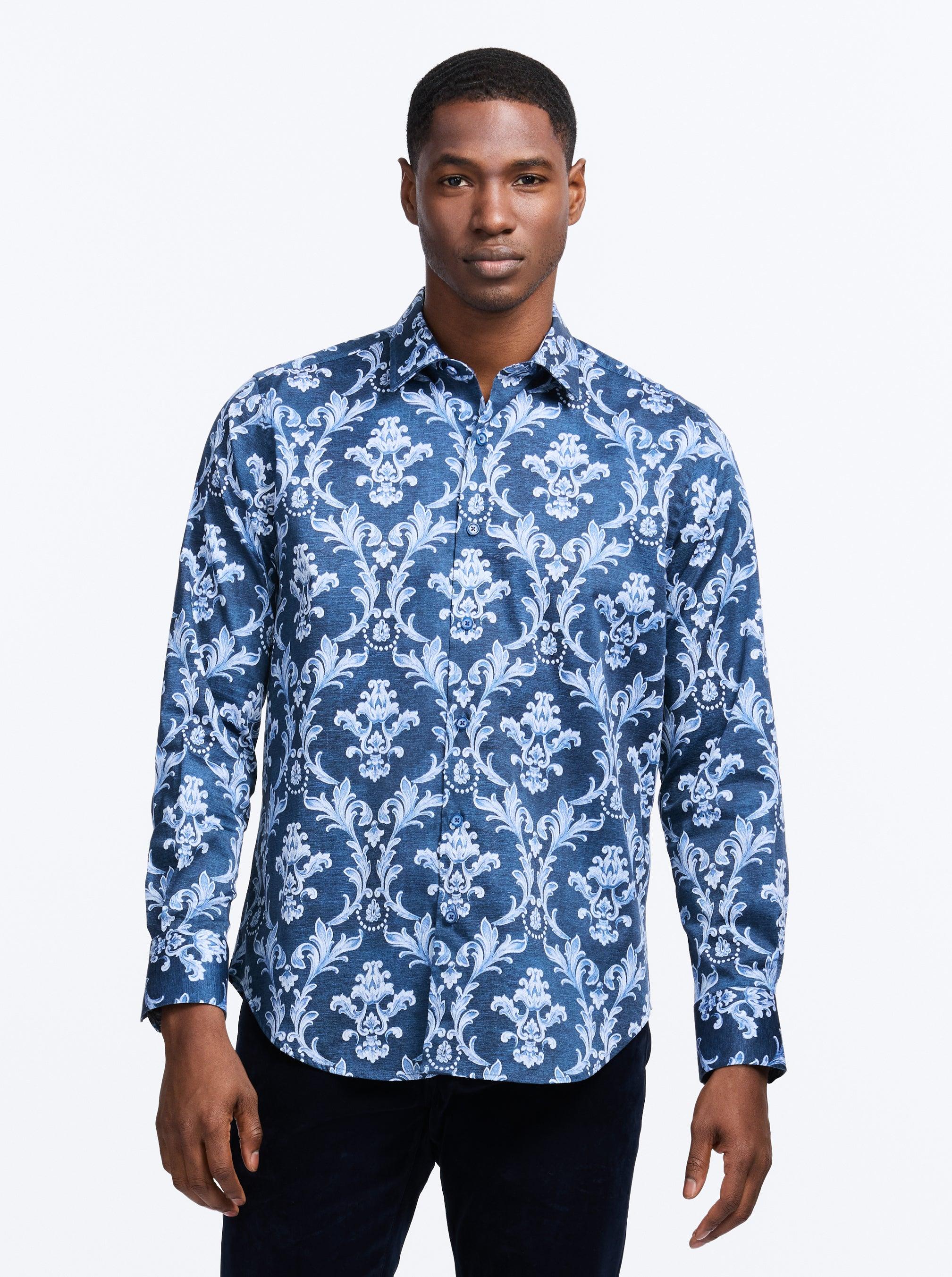 Robert Graham Neville Long Sleeve Button Down Shirt Big by ROBERT GRAHAM