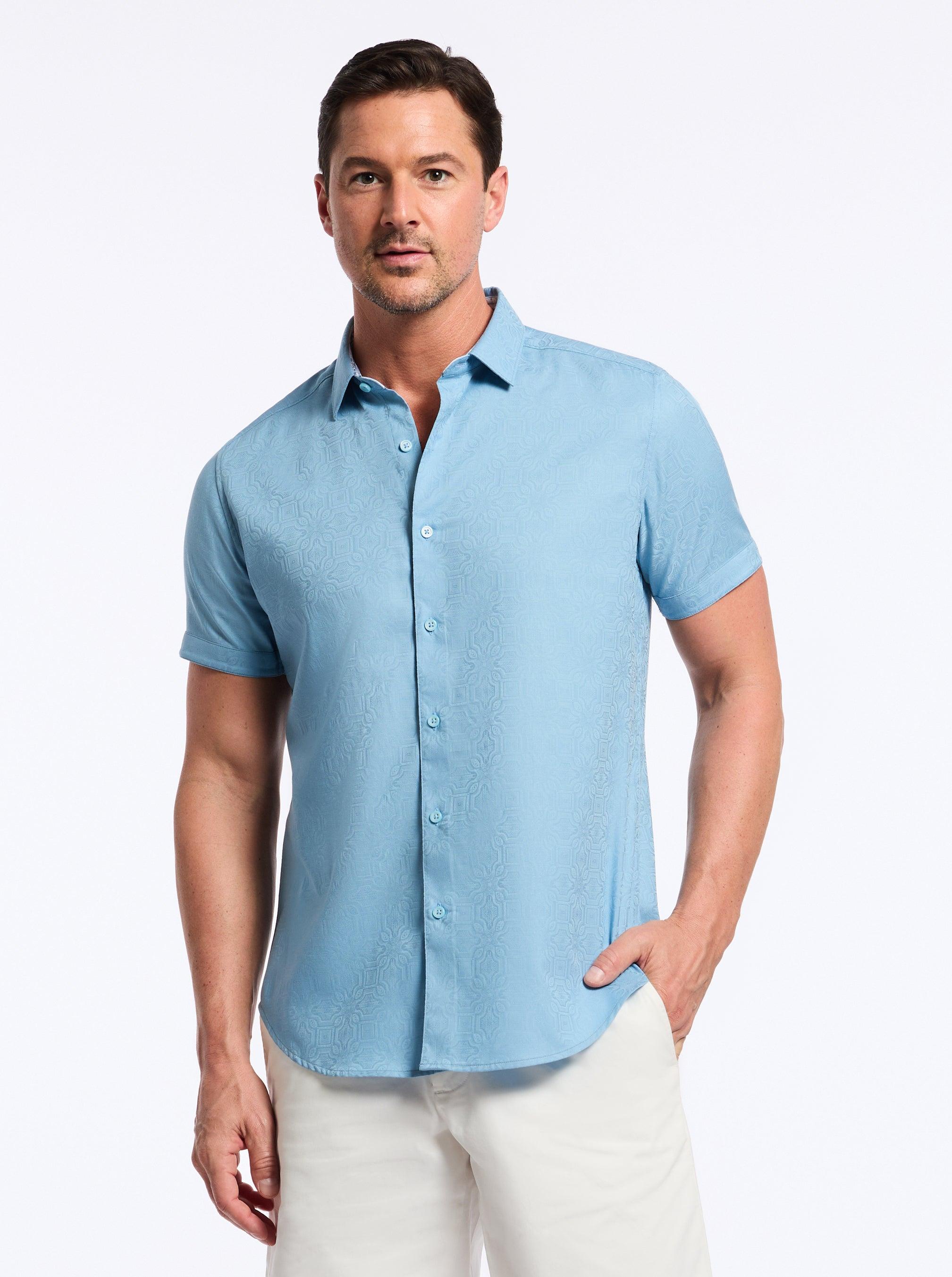 Robert Graham Odyssey Short Sleeve Button Down Shirt by ROBERT GRAHAM